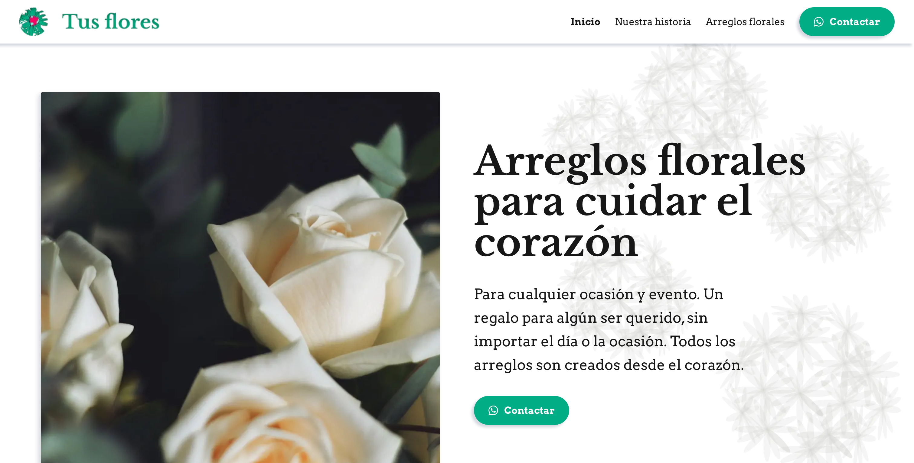 Tus flores